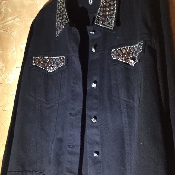 Christine Alexander Black Jacket Large - Picture 7 of 8